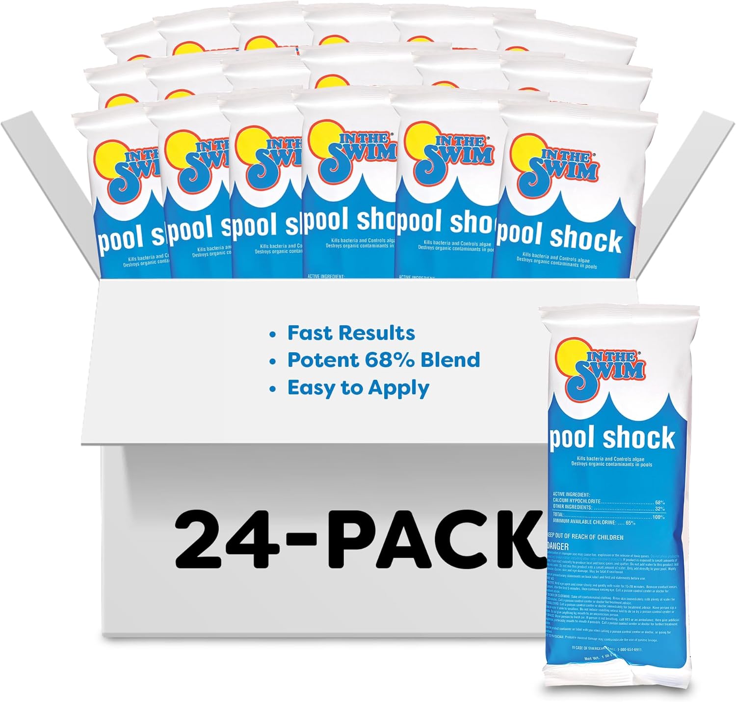 In The Swim Chlorine Pool Shock (24 Pack)