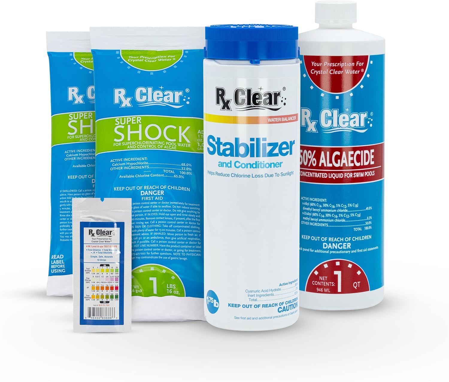 Rx Clear Spring Opening Chemical Kit