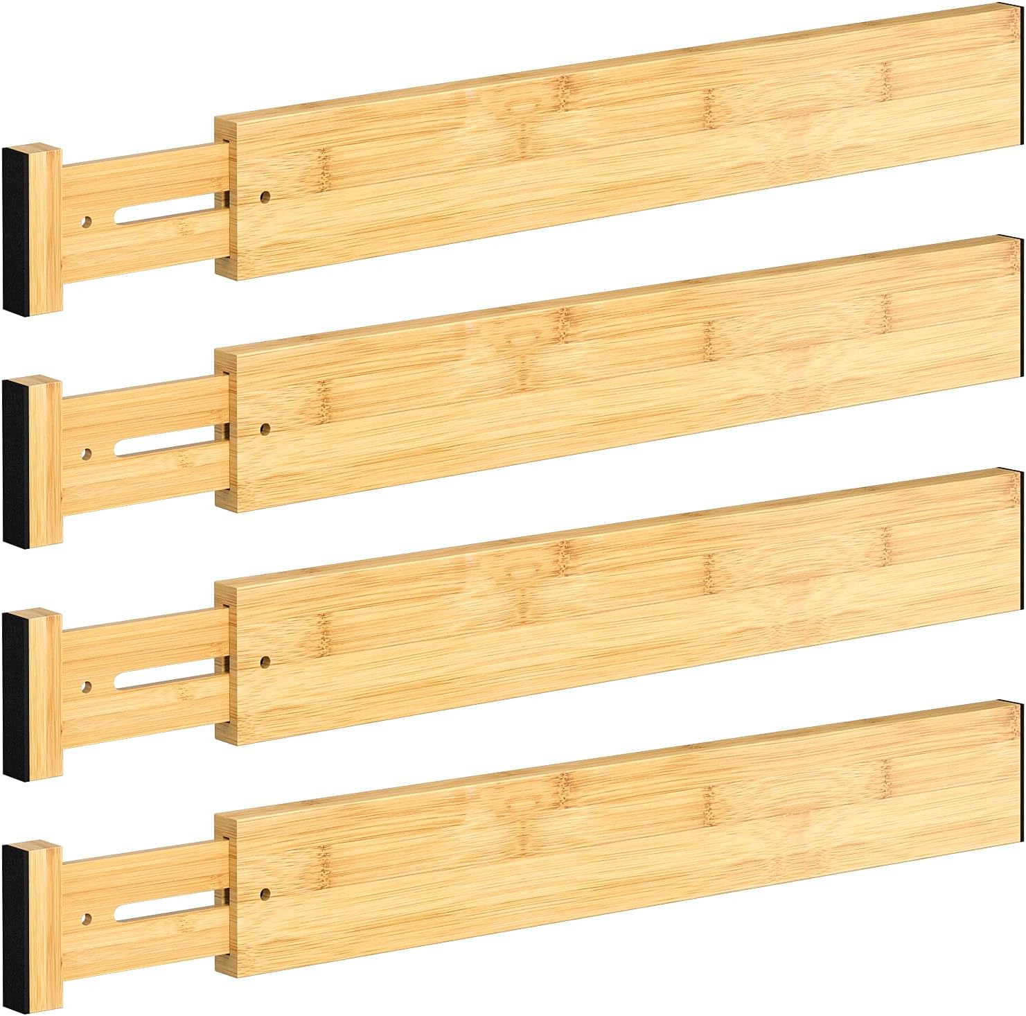 Bamboo Expandable Dividers (4-Pack)